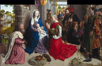 100 の偉大な芸術 Painting - ウーゴ・ファン・デル・ゴス「王たちの礼拝」